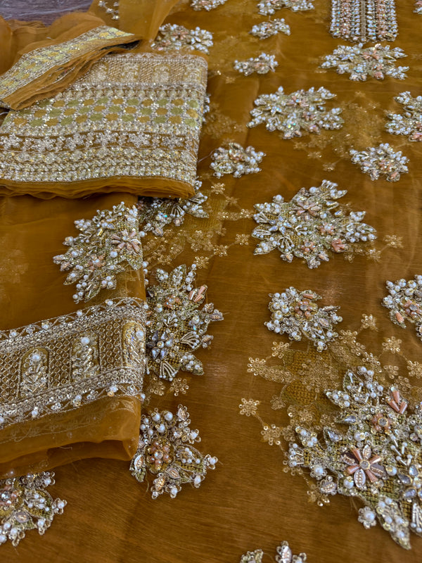 Husssin rehar mustard yellow wedding edition