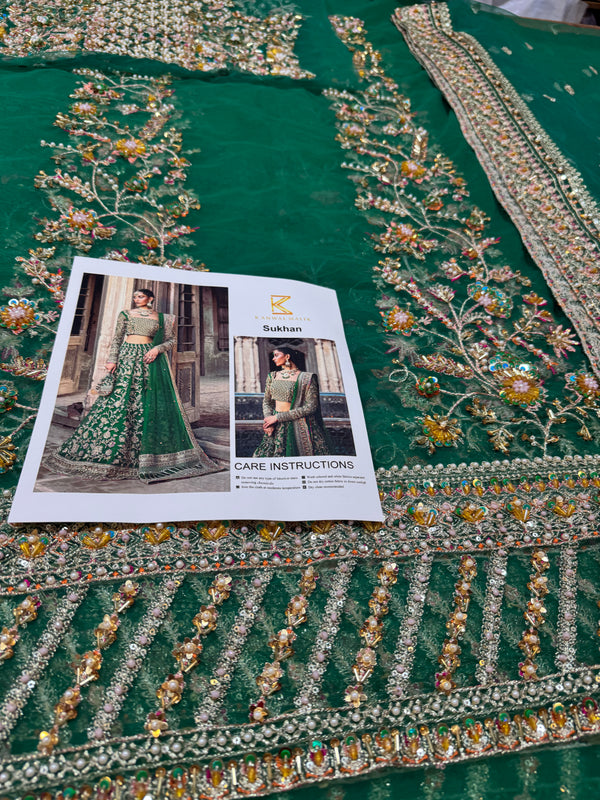 kanwal malik green wedding edition