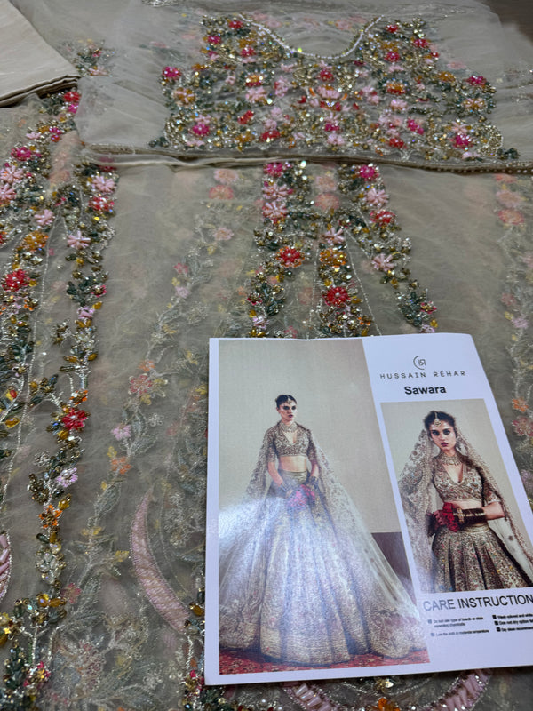 Hussain rehar ivory multi wedding edition