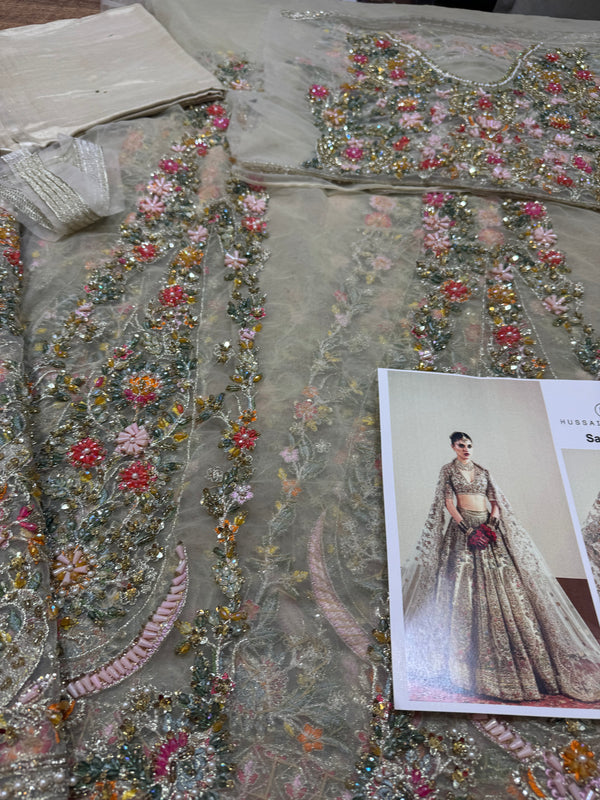 Hussain rehar ivory multi wedding edition