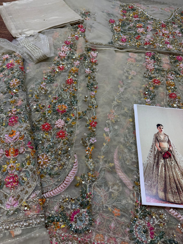 Hussain rehar ivory multi wedding edition