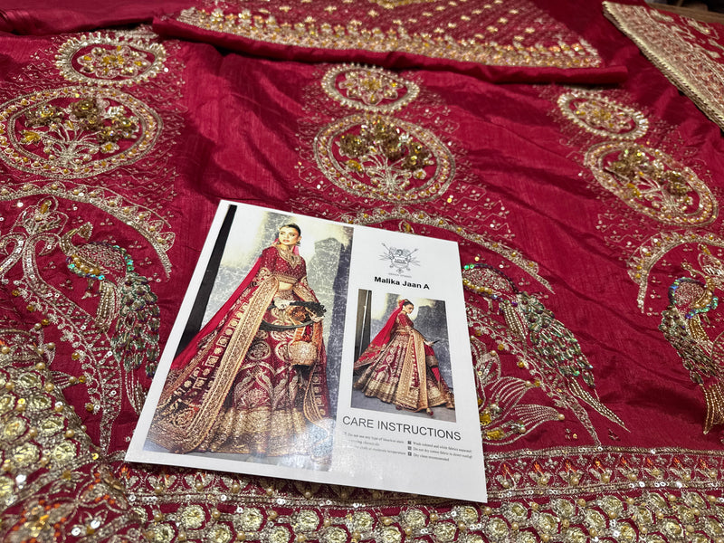 Mohsin Naveed Ranjha red raihastani new  wedding edition