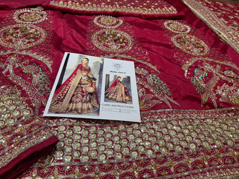 Mohsin Naveed Ranjha red raihastani new  wedding edition