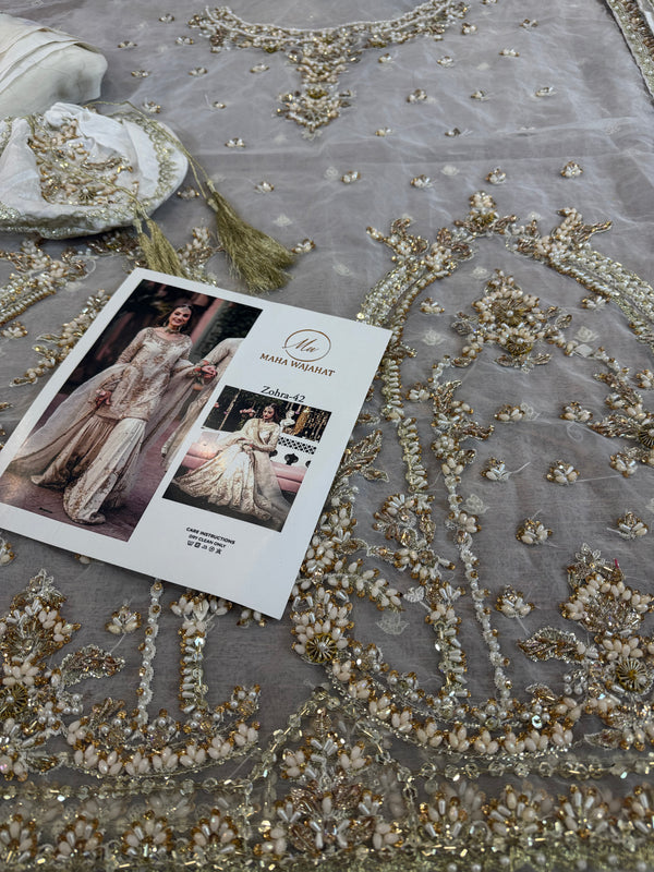 Maha Wajahat white wedding edition