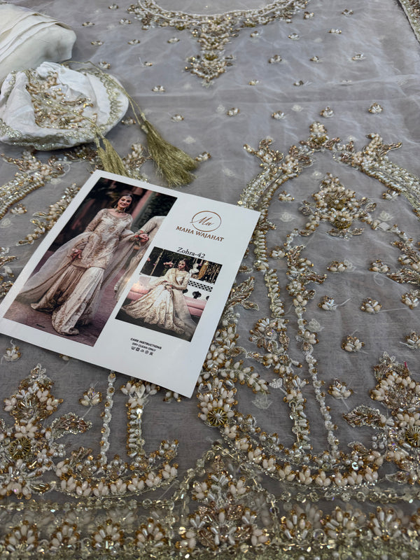 Maha Wajahat white wedding edition