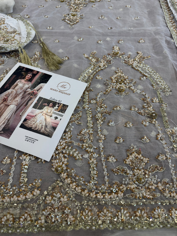 Maha Wajahat white wedding edition