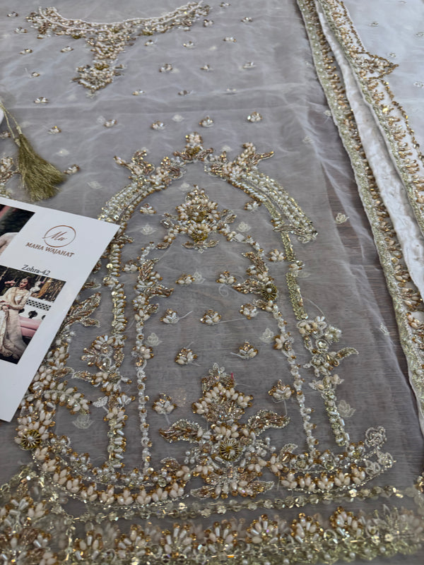Maha Wajahat white wedding edition