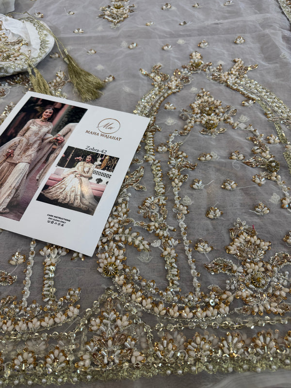 Maha Wajahat white wedding edition