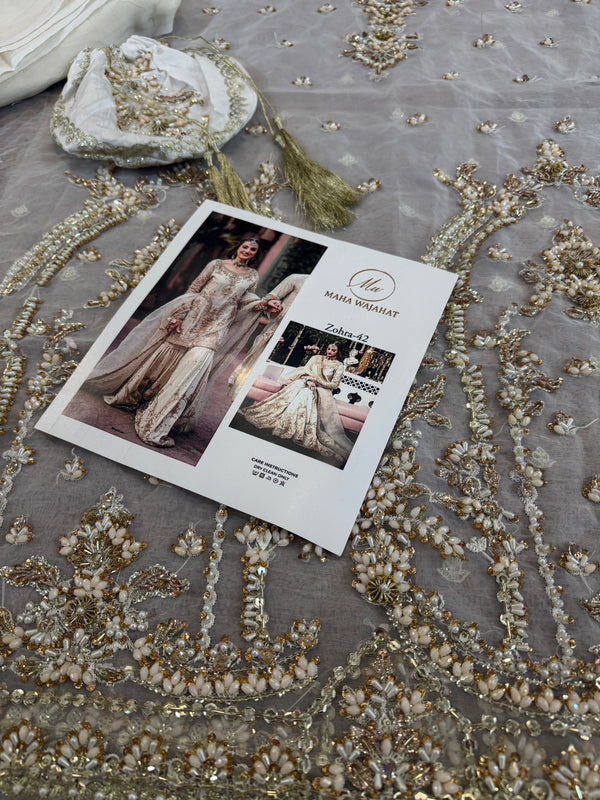Maha Wajahat white wedding edition