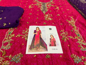 Farah talib aziz shocking purple wedding edition