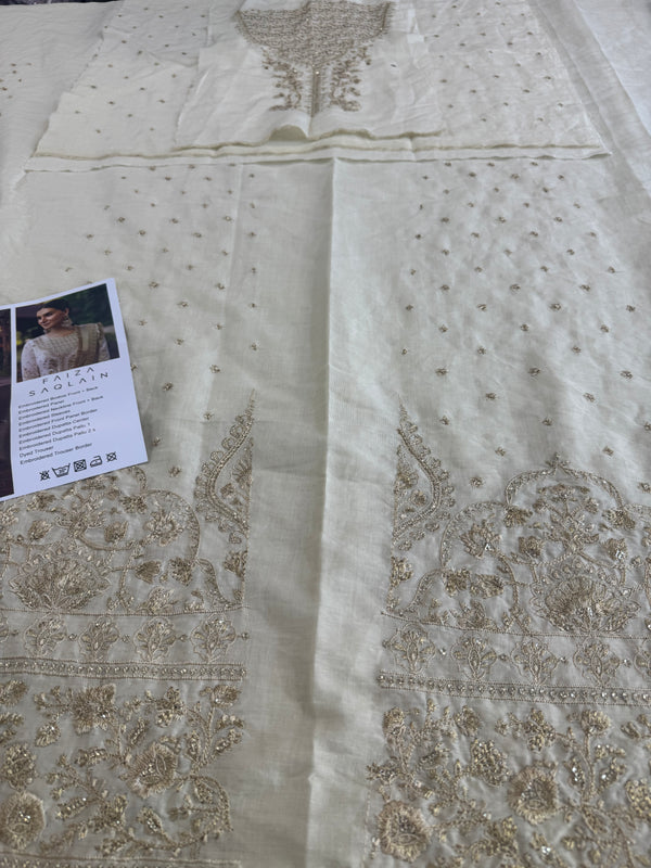 Faiza Saqlain skin lawn 2025