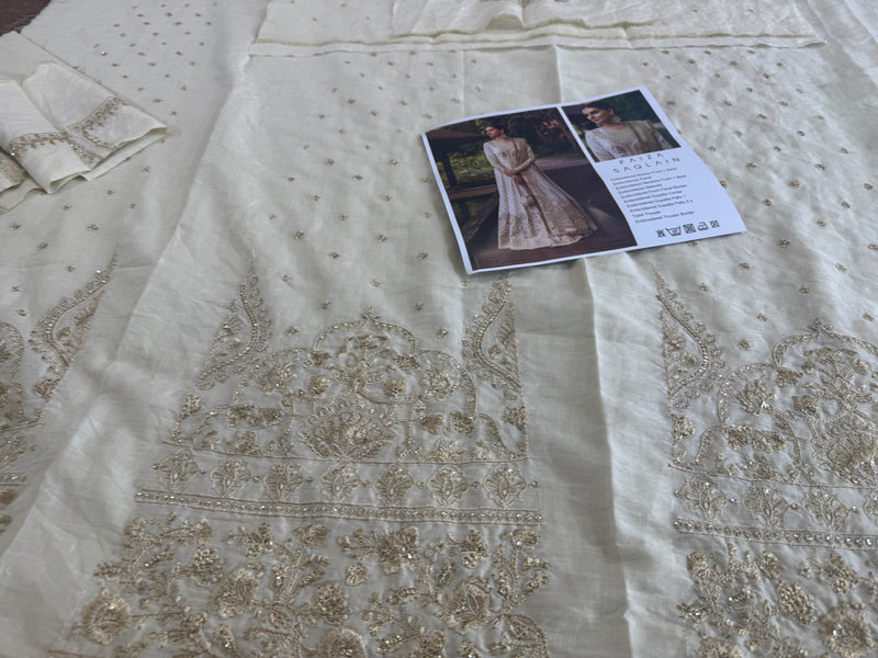 Faiza Saqlain skin lawn 2025