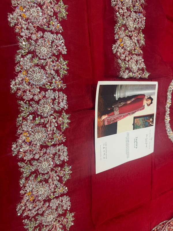 Hussain rehar red wedding edition