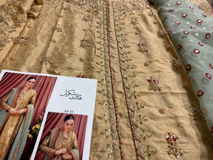 Haris Shakeel olive wedding edition
