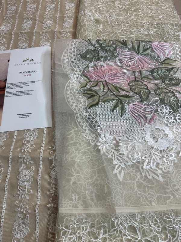 Saira Rizwan pink edition lawn 2025