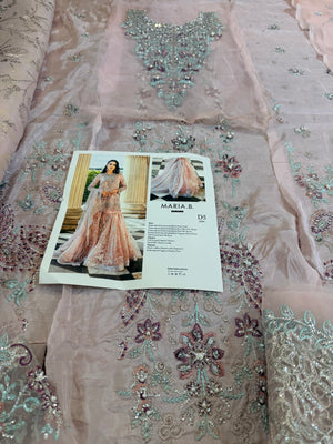 Maria B spriee pink wedding edition