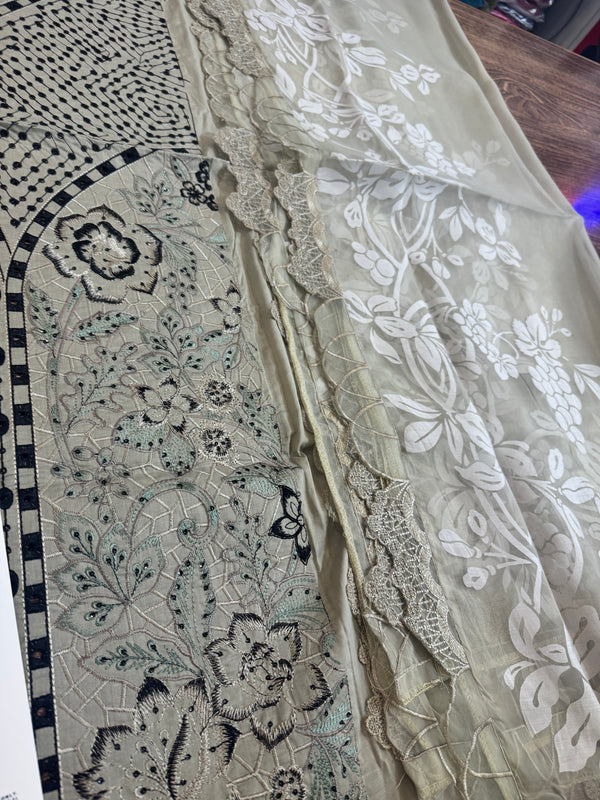 Maria b skin black lawn 2025