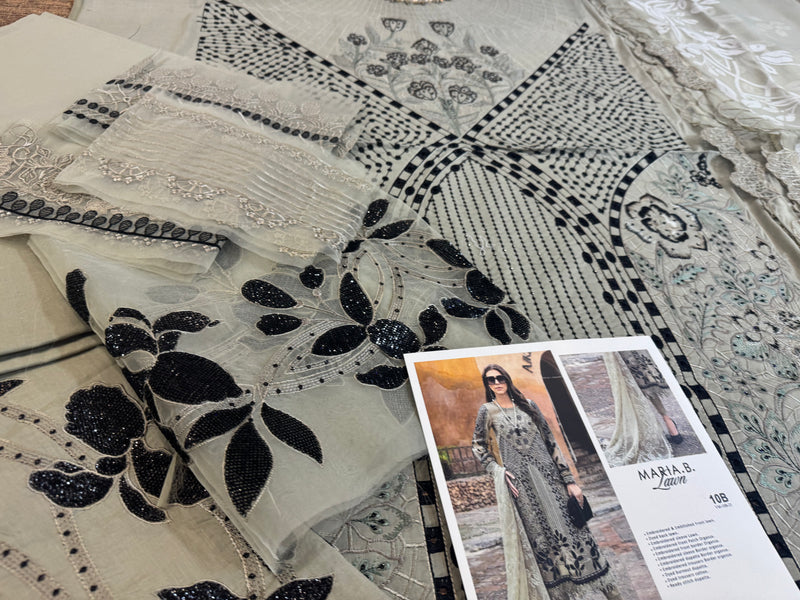 Maria b skin black lawn 2025