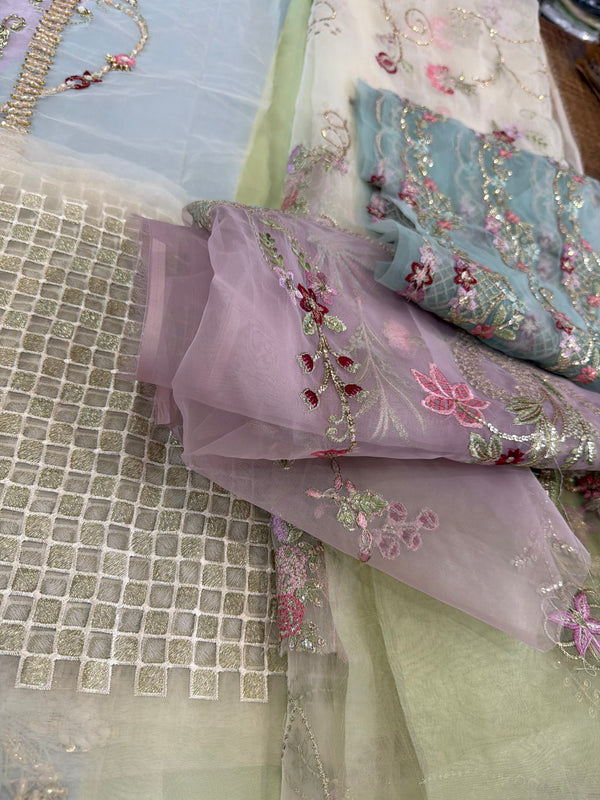 Crimson multi edition chiffon