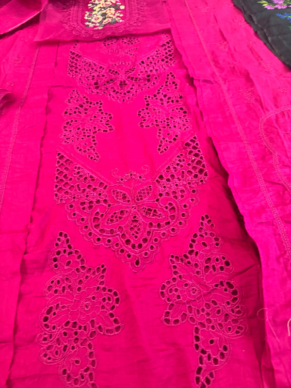 Saira RIZWAN pink lawn 2025