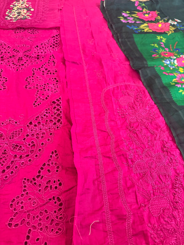 Saira RIZWAN pink lawn 2025