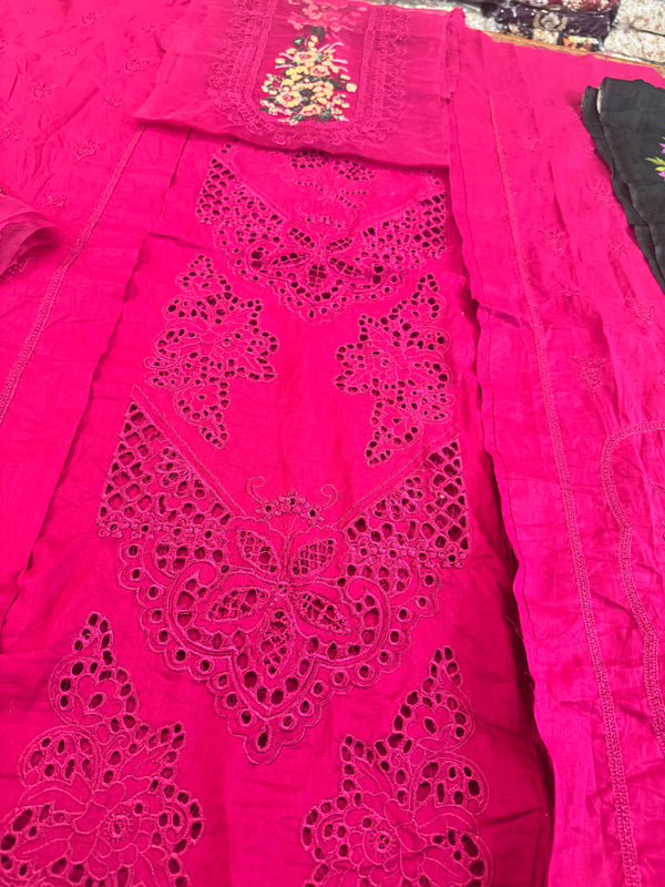 Saira RIZWAN pink lawn 2025