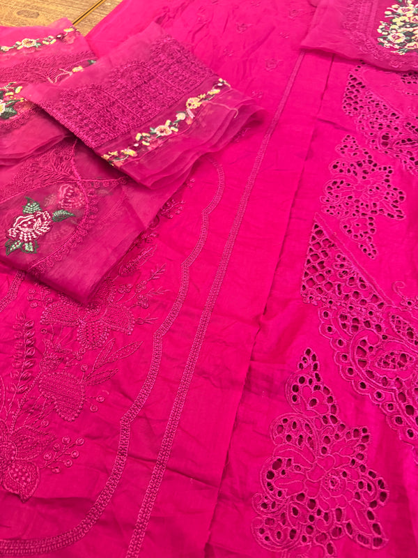 Saira RIZWAN pink lawn 2025