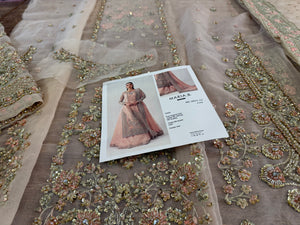 Maria B bridal pink wedding edition