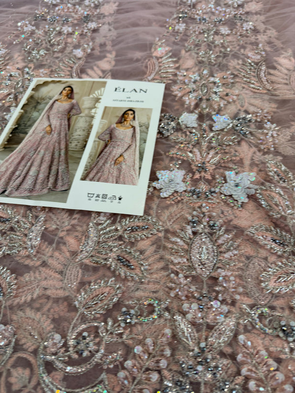 Elan pink chiffon wedding edition