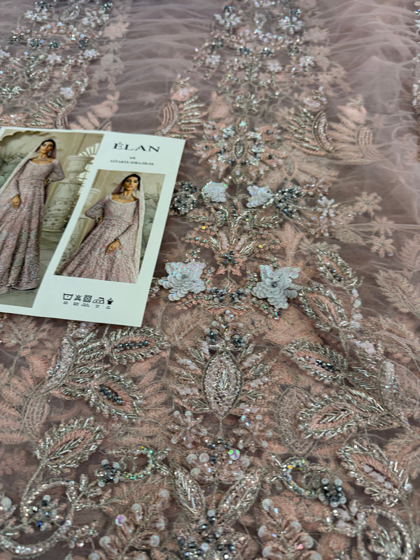 Elan pink chiffon wedding edition