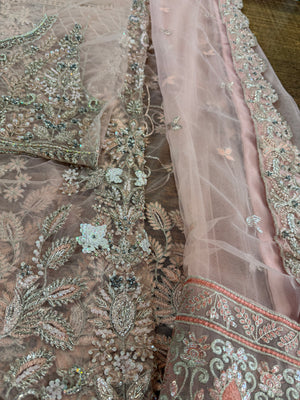 Elan pink chiffon wedding edition