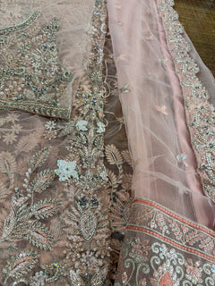 Elan pink chiffon wedding edition
