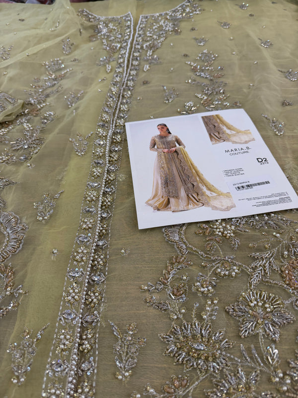 Maria B bridal olive coture wedding edition