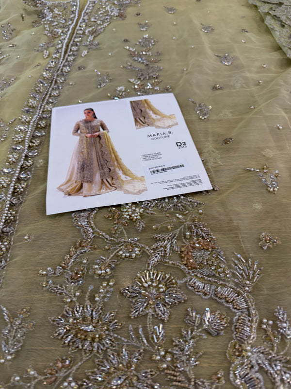 Maria B bridal olive coture wedding edition