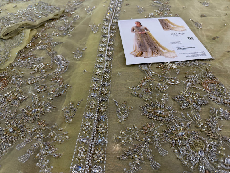 Maria B bridal olive coture wedding edition