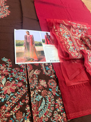 Hussain Rehar rust karandi winter collection