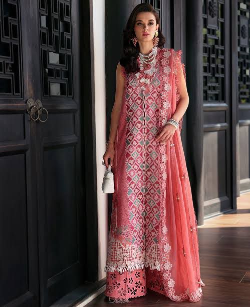 Republic Womenwear pink peach lawn 2025