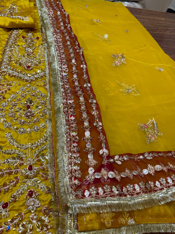 Nuriya mustard yellow wedding edition