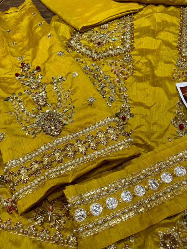 Nuriya mustard yellow wedding edition