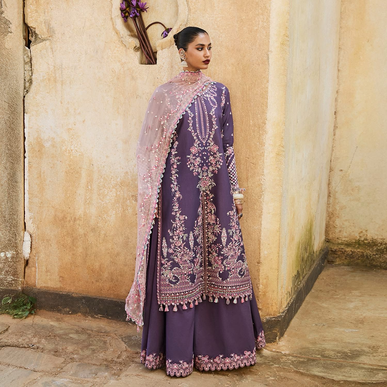 Hussain Rehar lilac lawn 2025