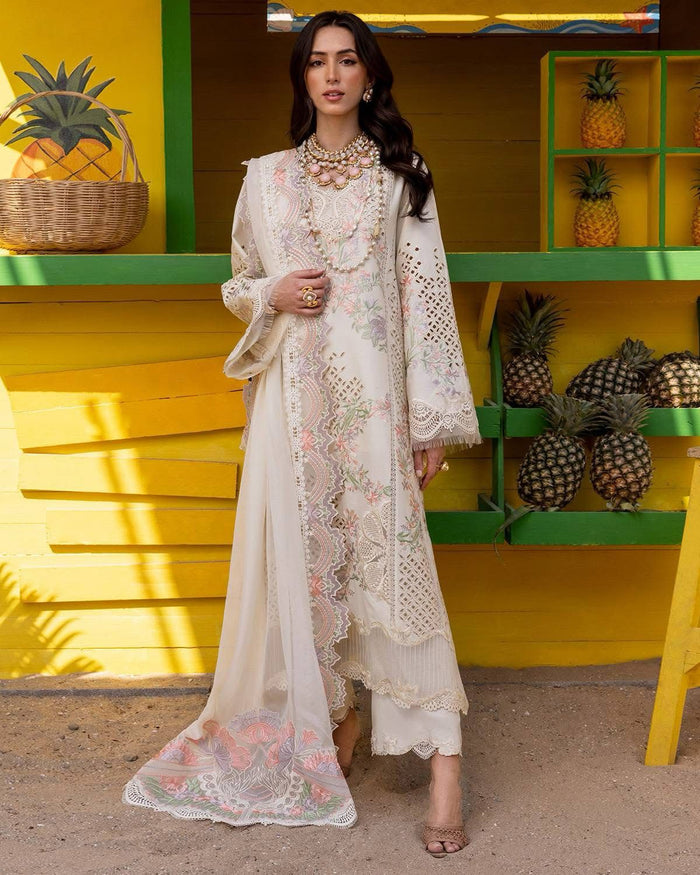 Saira Shakira white lawn 2025