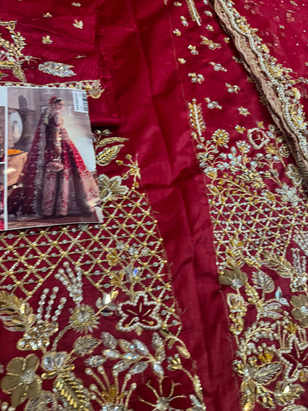 Nayra red bridal chiffon collection