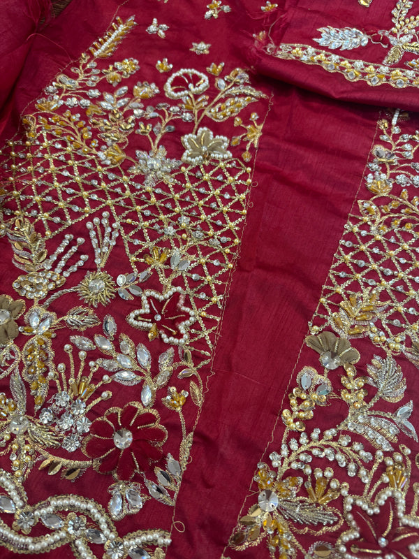 Nayra red bridal chiffon collection