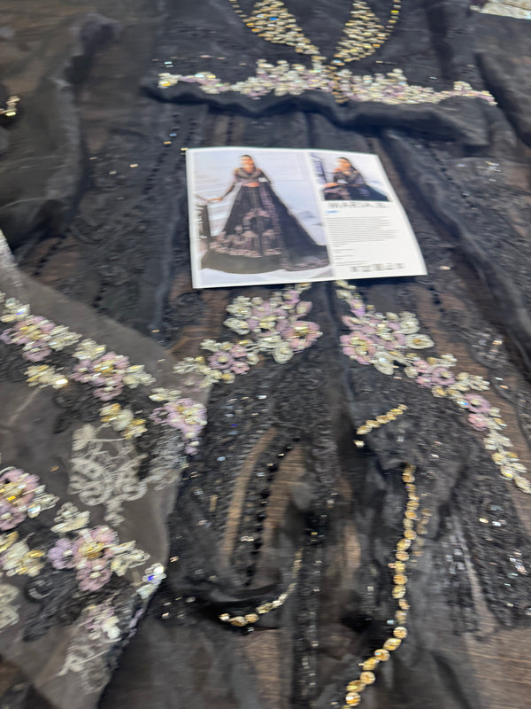 Maria b black Mbroided collection 2025