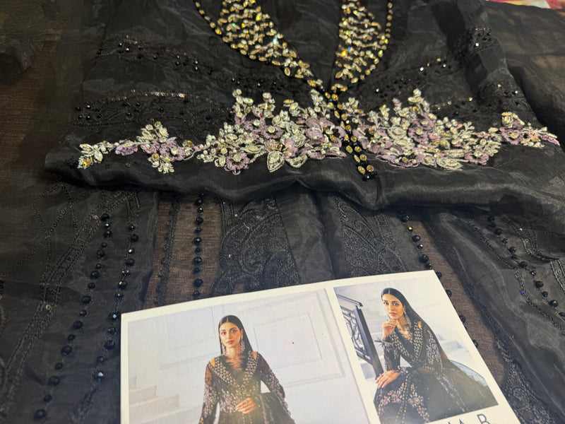 Maria b black Mbroided collection 2025
