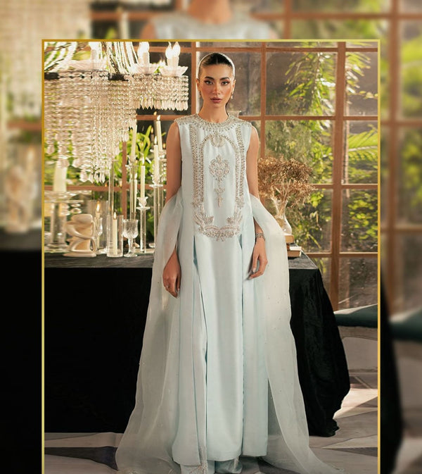 Khaka sky chiffon wedding edition