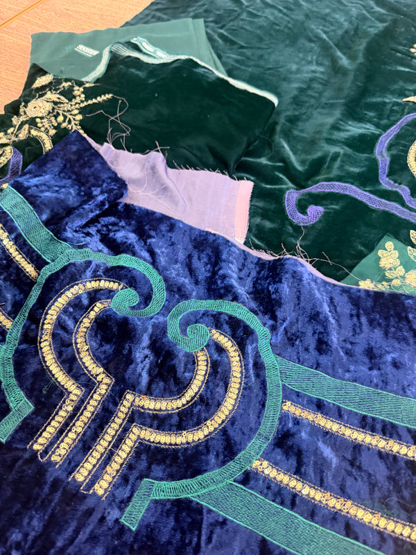 Maria B green velvet collection