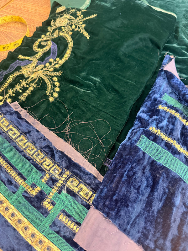 Maria B green velvet collection