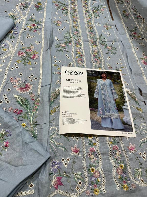 Elan sky organza dopaga lawn 2024