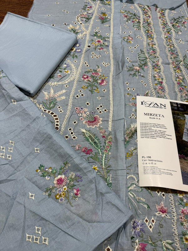 Elan sky organza dopaga lawn 2024